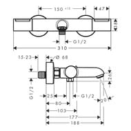 ��������� ��� ����� Hansgrohe Ecostat Element ���������, ����� 177, ������ ������� 13347670