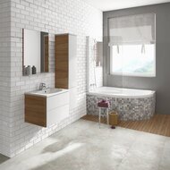 Пенал боковой RAVAK SB 350 Rosa II (350х305х1535) капучино/белый X000000929