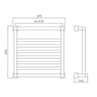 ����������������� ������� Margaroli Quadri 710-6 (520�520) ������ �������, 7105206MBN