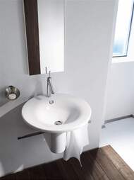 Умывальник Duravit Starck 1 580х580х165 с отверстием под смеситель 0406580000
