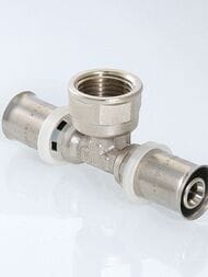 Пресс тройник VALTEC 32х3/4"Вх32 VTm.232.N.320532