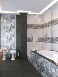 ����� Gracia Ceramica Lauretta black panno 01 (600�900) ������ (�������� 2 ��.)