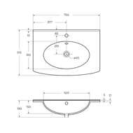 ����� ��� ���������� Cezares COMFORT (74x51x55) ���������, 2 ����� 54357 Larice