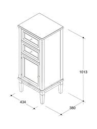 ����� Caprigo ������� bianco antico 434�1018�380 ����� 10461L-011