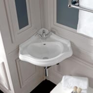 Раковина угловая Kerasan Retro 103201*1 400х400х560 с отверстием под смеситель, белый