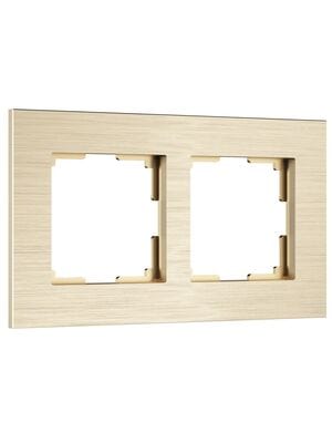 Рамка Werkel на 2 поста AluMax (шампань) W0023511