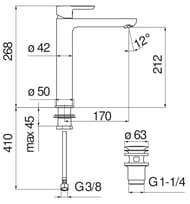 ��������� NOBILI ABC ��� ��������, �������������, ������� �����, �������� �/�, ���� AB87128/2CR