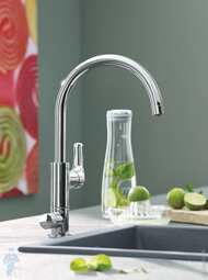 Смеситель Grohe Blue Pure Eurosmart 31722000 для кухни, c каналом для питьевой воды, хром