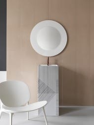 Раковина Laufen KARTELL 811331 (375х435х900) с отверстием под смес., скрытый слив, узор черные линии