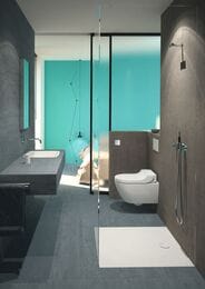 Унитаз-биде GEBERIT AquaClean TumaComfort подвесной, панель белое стекло 146.294.SI.1