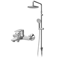 Душевая система AM.PM Gem F40890A14 смеситель для ванны/душа, верхний душ 220мм, ручной душ 110мм