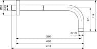 Набор 7в1 Ideal Standard ESLA Встраиваемая душевая система + смеситель для умывальника BD003AA