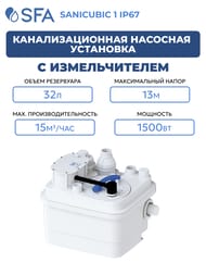    SFA SANICUBIC 1 IP67