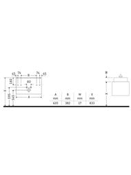    Duravit L-Cube 620400481 , 1 ,   LC614001818