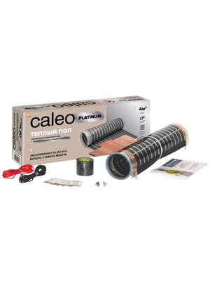 Теплый пол пленочный CALEO PLATINUM 4м2, 230Вт/м2, 0,5м х 8м, 920Вт, с полной саморегуляцией