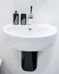 Полупьедестал Sanita Luxe BEST черный PD.WH/Best/N/BLK.G/S1