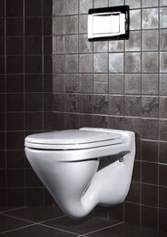 Унитаз подвесной Sanita Luxe ATTICA (340х490х380) сиденье из дюропласта, микролифт WC.WH/Attica/DM/WHT.G/S1