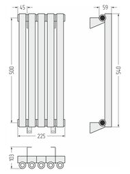  -0   500225 (5 ) .,  ., 1/2",00-0331-5005