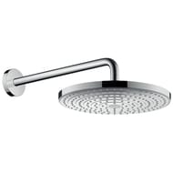 Верхний душ Hansgrohe Raindance Select S 300 2jet с держателем 390 мм, хром 27378000