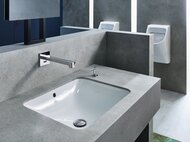 Раковина Geberit VariForm (500х400) встраиваемая, без отв. под смеситель, с переливом 500.764.01.2