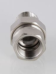 Американка VALTEC  1/2" НВ латунь никелированная VTr.341.N.0004