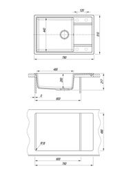 ����� FLORENTINA ����� XL 780�510�217 �������, �������������, �������� 20.505.D0780.302