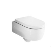 Унитаз подвесной Kerasan Flo 311501 500х360х340 безободковый, без сиденья, белый глянцевый