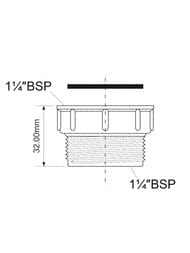  McAlpine 1 1/4"   1 1/4"    HC52