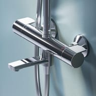 Душевая система AM.PM X-Joy F0785A500 смеситель для ванны/душа, термостат, верхний/ручной душ, хром