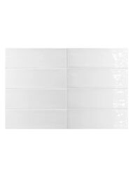 Керамогранитная плитка EQUIPE FANGO BLANC GLOSS (50х150) белая, глянец 30684 (кв.м.) — миниатюра 1