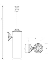 Migliore Cristalia ����� ���������, ������/SWAROVSKI ML.CRS-60.203.BR/16771