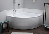 Ванна акриловая Aquanet SANTIAGO 160х160 угловая, без гидромассажа, без обвязки 204034