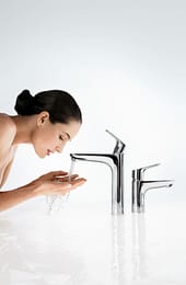 Уценка!Смеситель Hansgrohe Focus 31608 для умыв с высоким фиксиров. изливом,донным клапаном,хром - уценка. — изображение 2