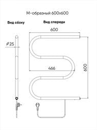 ����������������� Indigo M �/� (electro) 600�600 (������, ����.������) �������. ME60-60