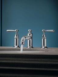 Смеситель Axor Montreux 16535000 для умывальника двухзахватный на 3 отверстия, с донным клапаном — изображение 2