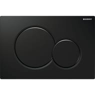 GEBERIT Sigma01 Клавиша смыва, двойной смыв, пластик/черный  (для UP320, UP720) 115.770.DW.5