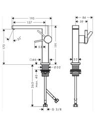 ��������� Hansgrohe Tecturis E CoolStart EcoSmart ��� ��������, �������������, ���� 73040000