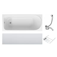 Ванна акриловая AM.PM Sense 170x70х42 с каркасом, сливом-переливом, белая арт.W75A-170-070W-KL