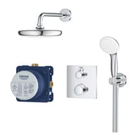 Душевая система Grohe Grohtherm 34729000 термостат, ручной и верхний 210 душ, хром