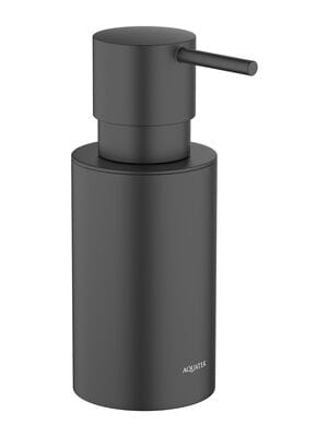 Дозатор для жидкого мыла Aquatek Оберон AQ4229MB настольный, нержавеющая сталь, латунь, черный мат