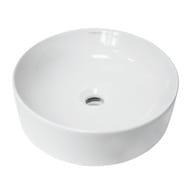 Умывальник Sanita Luxe BEST SLIM d400 мм, накладной, белый WB.CT/Best/40-N.Slim/WHT.G/S1