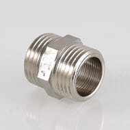 Ниппель VALTEC  1/2" латунь никелированная VTr.582.N.0004