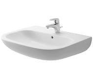 Умывальник DURAVIT D-CODE 650х500х180 отверстие под смеситель, перелив 23106500002