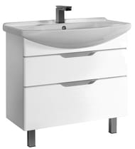 Тумба под умывальник Dreja Laguna Plus 105 (1020х315х670) напольная, белая 99.0108