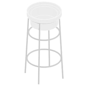 Консоль под раковину ArtCeram Fuori Scala 40см 380х380х830 белая матовая ACA054 05
