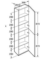 ����-������� Roca Ona Ivory 1750, 345x250x1504 �������� ����� ZRU9307864
