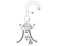 Смеситель для раковины оптоэлектронный VARION Armaturen 9340 89 0, моноблок