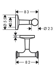 Axor Universal Circular ������ �������, ��������� 42812990 ������������ ������