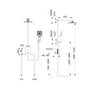 ������� �������� ������������ Vincea ����� (Next) VSFW-1N1CH, ������������ � ����������� ��������, 25�� ���� ���, ����