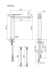 ��������� SANCOS Studio SC9016MB  ��� ��������, ������� ����� 190��, ������ �������